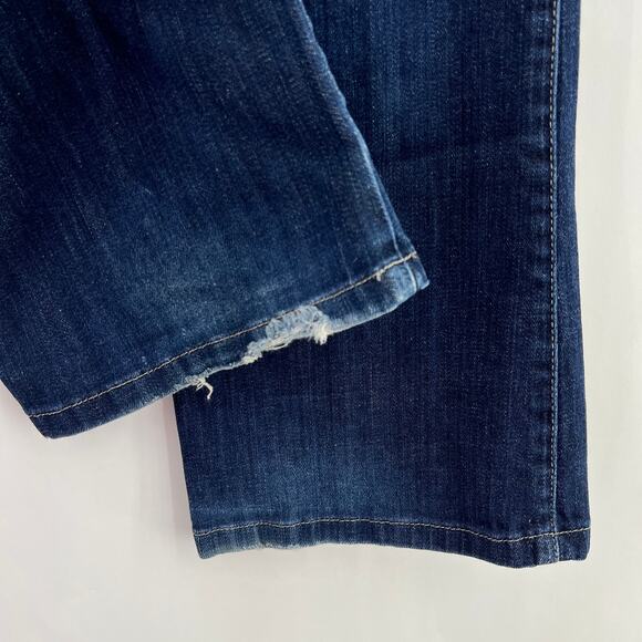 Joe's (27) (28x32) Regular Muse Bootcut Mid Rise Blue Perry Dark Wash Jeans - Picture 10 of 11